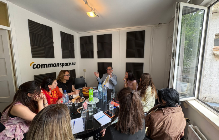 A group of nine women activists from Azerbaijan visited LINKS Europe offices in The Hague 