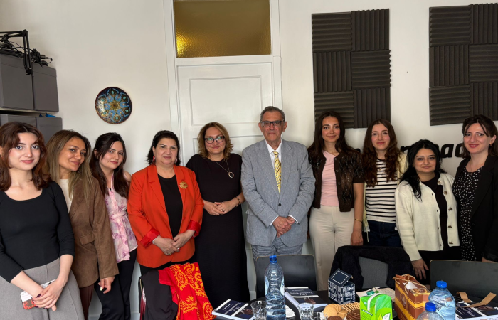 A group of nine women activists from Azerbaijan visited LINKS Europe offices in The Hague 