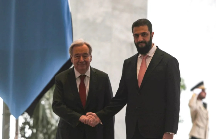 UN head, Antonio Gutteres, visits Syria
