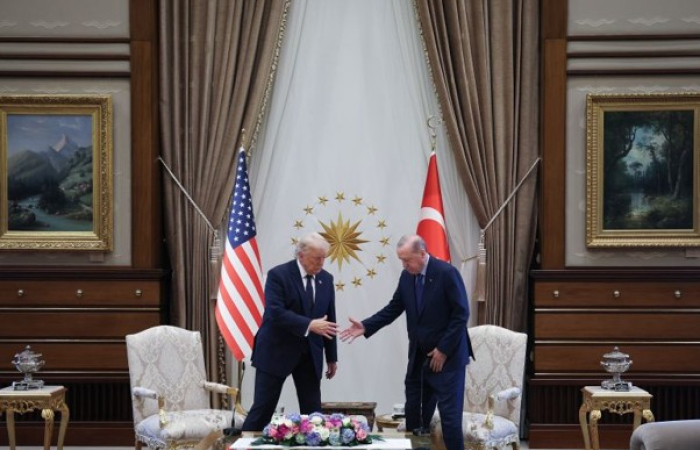 Trump in Ankara: meets Erdogan and lashes out at NATO