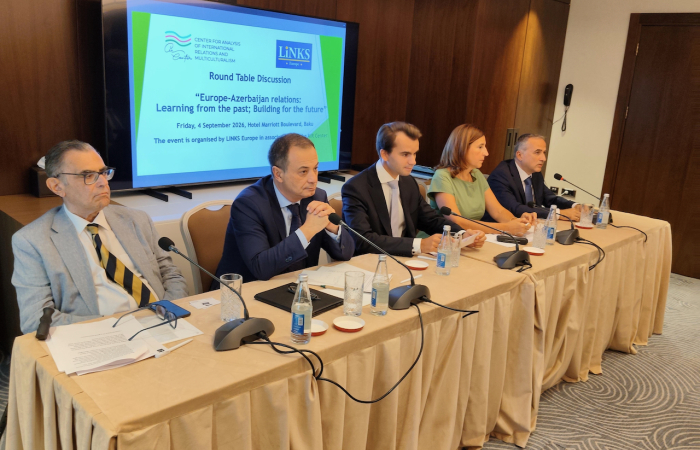 LINKS Europe and AIR Center co-host discussion on European-Azerbaijan relations in Baku