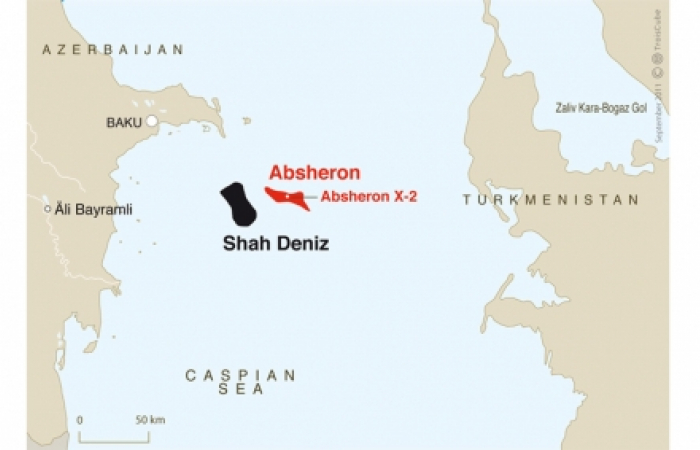 10 September: The French Energy company TOTAL has announced an important discovery of gas in the Caspian Sea, in the Absheron block off the Azerbaijani coast. TOTAL's Director of Exploration, Marc Blaizot described the find as "very significant&