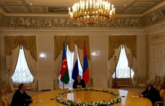 A trilateral meeting between the Presidents of Russia, Armenia and Azerbaijan focusing on the Nagorno-Karabakh conflict has started in st Petersburg. Earlier Russian President Vladimir Putin held separate bilateral meetings with the two Presidents (more s