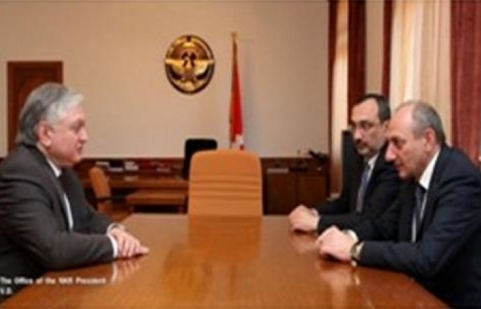 Nalbandian in Stepanakert to brief NKR leaders.
