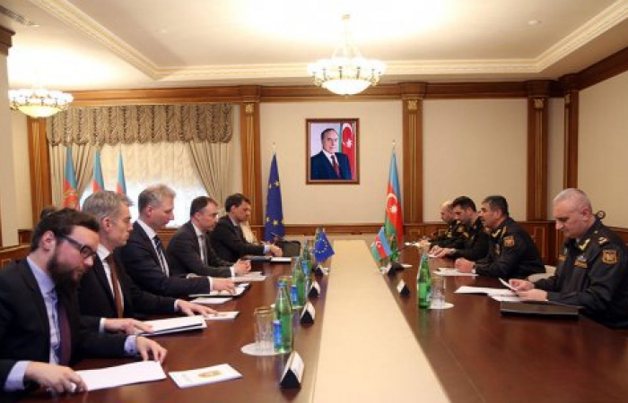 EU Special representative discusses Karabakh with Azerbaijani Defence Minister