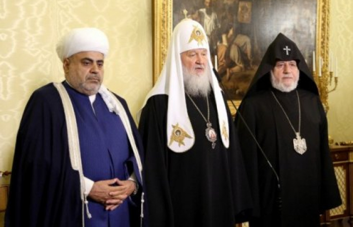 Religious leaders promise "to defend peacekeeping initiatives to resolve the Nagorno Karabakh conflict"