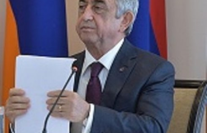 Парламент Армении избрал Сержа Саргсяна в качестве следующего премьер-министра