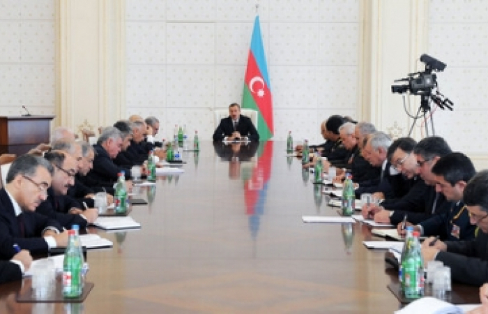 Ilham Aliev says that "the territorial integrity of Azerbaijan is not and will never be a subject of negotiations"