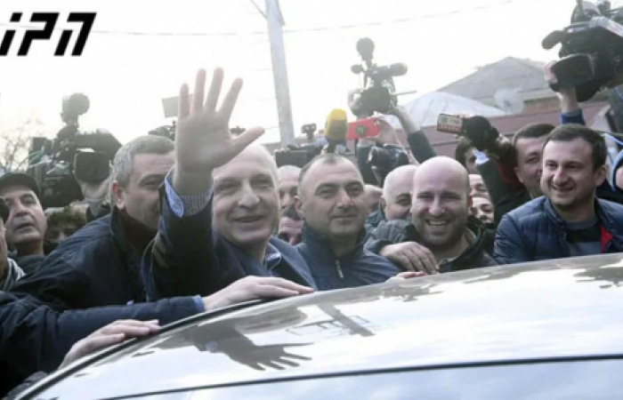 Former Georgian prime minister returns to active politics after seven year prison sentence