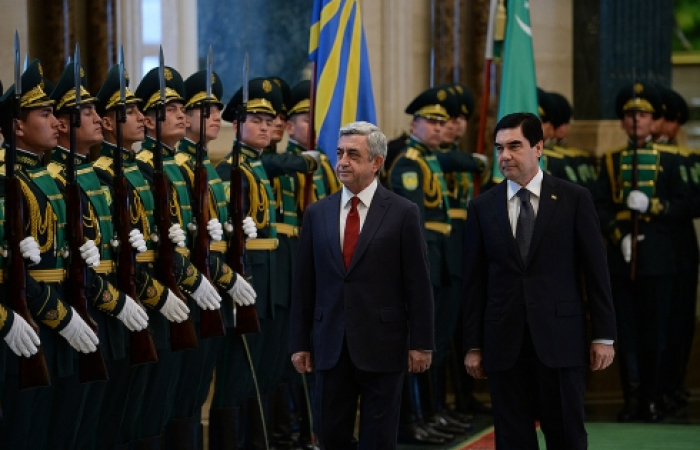 Armenian President on visit of significant importance to Turkmenistan.