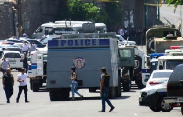 Policeman dead, hostages taken in Yerevan siege