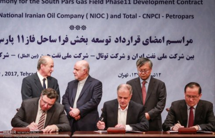Iran signs major deal with France's Total