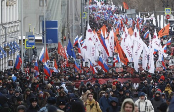 Марш памяти Бориса Немцова в Москве