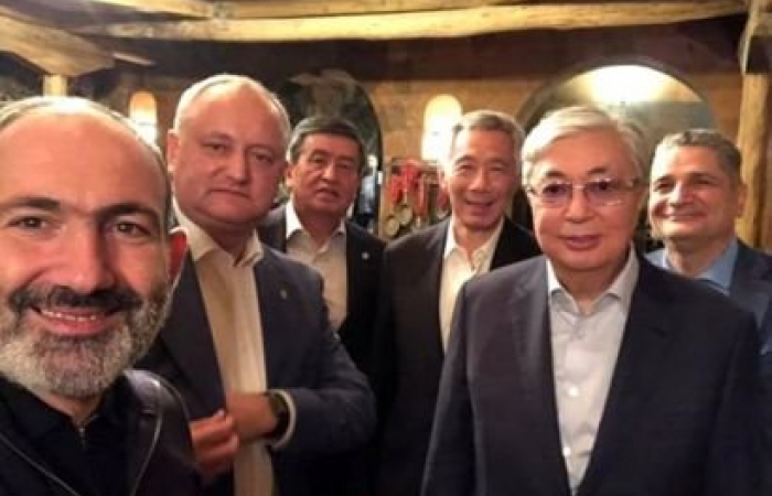 Пашинян приветствует лидеров ЕАЭС на саммите в Ереване