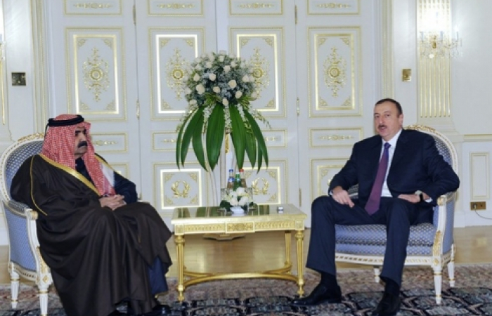 Aliev meets with the Emir of Qatar