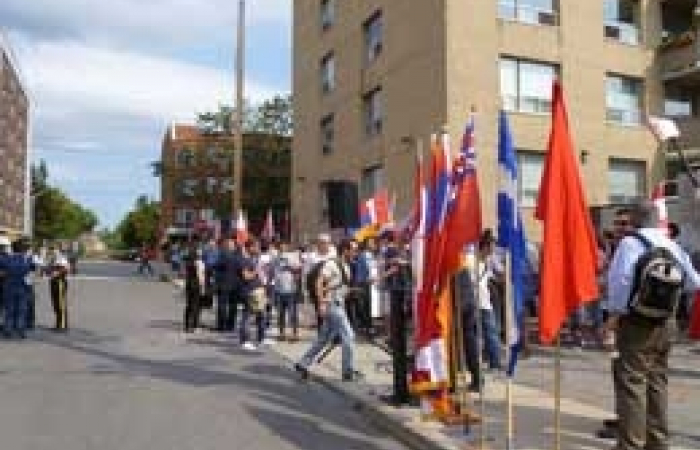 Armenian community of Switzerland holds a protest action in Switzerland