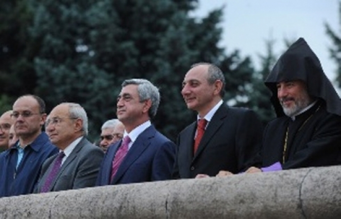 Armenians celebrate 20th anniversary of "Nagorno Karabakh Republic"