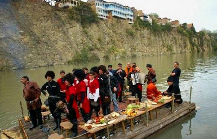 Tbilisi is "en fête"