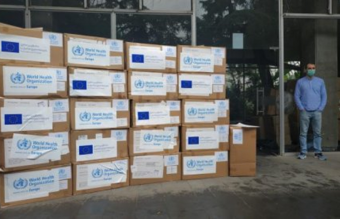 EU, WHO send medical supplies to Georgia to help in fight against coronavirus