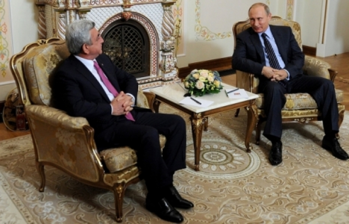Putin and Sargsyan discuss Karabakh and economic relations in Moscow.