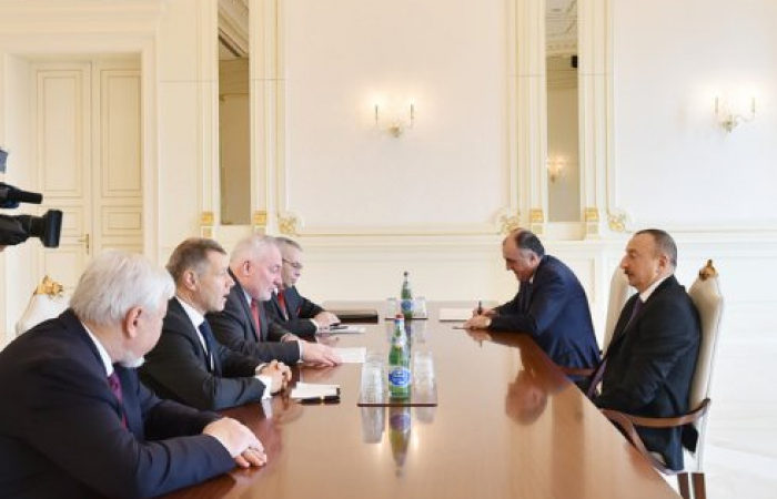 Aliyev meets with Minsk Group co-Chairmen