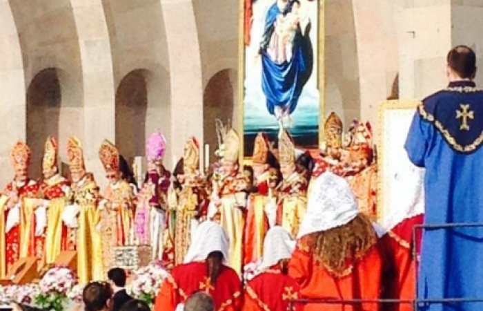 Armenian Church cononises 1.5 million martyrs from 1915 as saints.