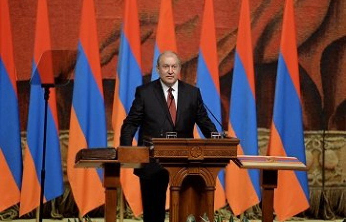 Армен Саркисян дал присягу в качестве нового президента Армении