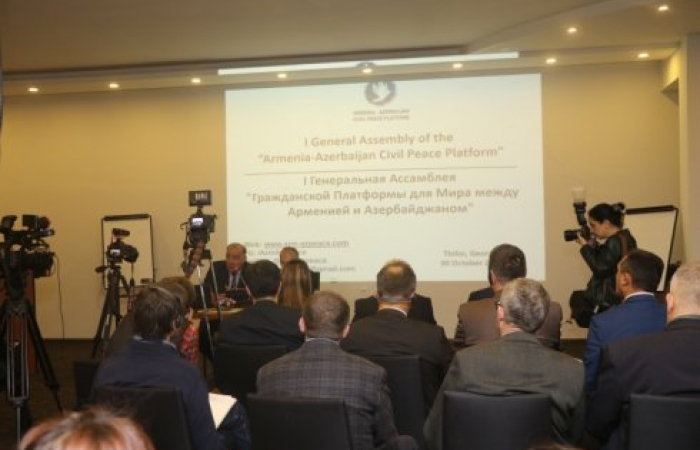 1st General Assembly of the "Armenia-Azerbaijan Civil Peace Platform" held in Tbilisi
