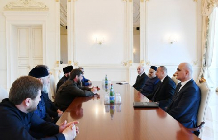 Kadyrov in Baku, meets Aliyev (updated)