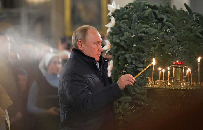 Православные христиане празднуют Рождество