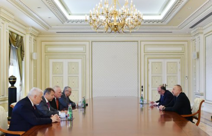 Azerbaijani President meets with Minsk Group diplomats