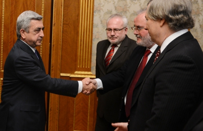 Minsk Group diplomats meet Armenian President