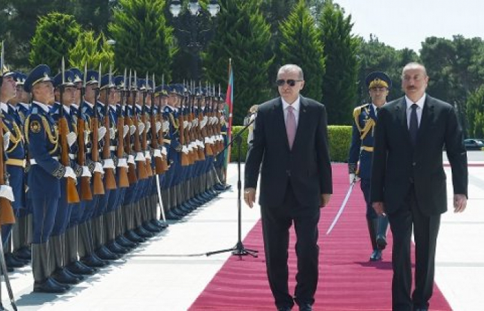 Erdogan visits Azerbaijan