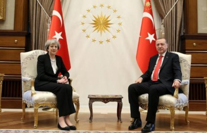 May meets with Erdogan in Ankara