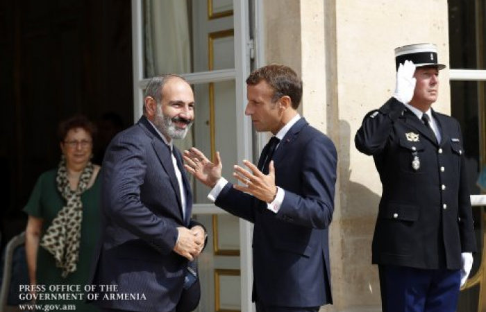Pashinyan and Macron met in Paris