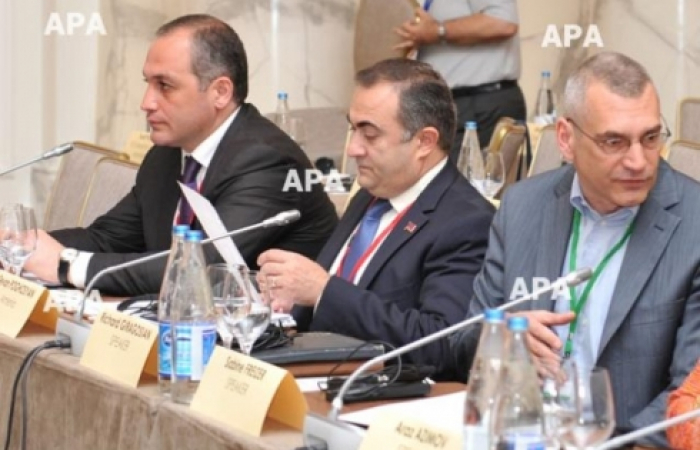 Armenian Parliamentary Delegation in open discussion at Baku seminar. An event of the NATO Parliamentary Assembly in Baku offers opportunity for a frank exchange of views on Karabakh and other issues