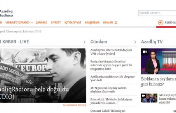 Azerbaijan blocks various websites
