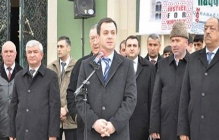 Azerbaijan takes prayer to front-line. The Islamic call to prayer echoes from Jumshud Mosque in the village of Chemenli in Agdam Region