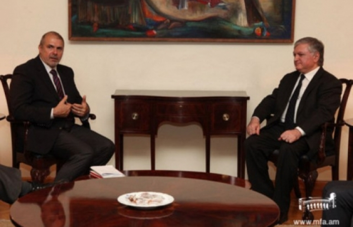 LEFORT AND NALBANDIAN DISCUSS KARABAKH. The recent Sochi Presidential summit was among the items discussed.