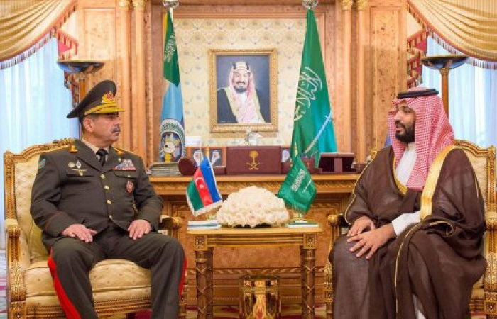 Azerbaijani Defence Minister meets Saudi Crown Prince