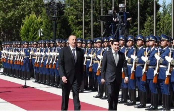 Turkmenistan President in Baku