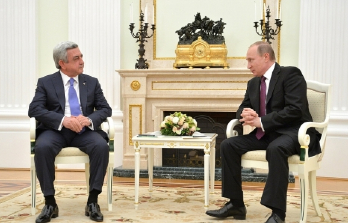 Vladimir Putin met with Serzh Sargsyan in Moscow