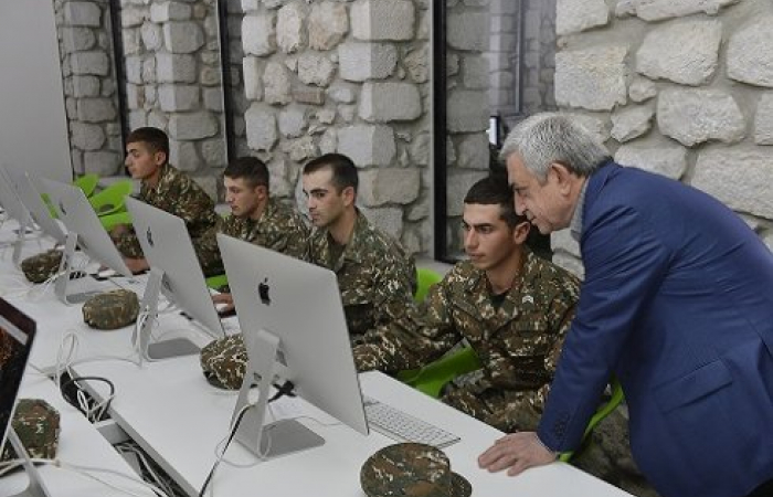Armenian president visits Karabakh
