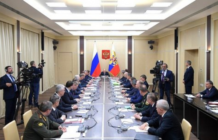 Putin chairs meeting of the Russian National Security Council