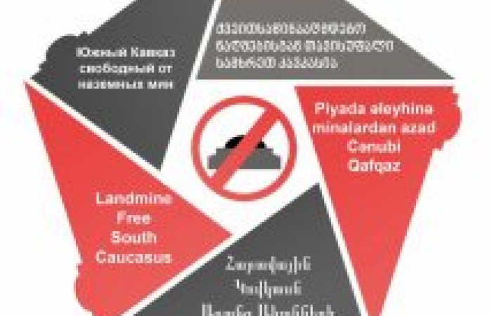 A region-wide awareness campaign “Landmine free South Caucasus” is taking place from 4-10 April 2019. Events are being held in a number of cities and districts of the region, and the campaign features information material in Armenian, Azerbaijani, Georgia