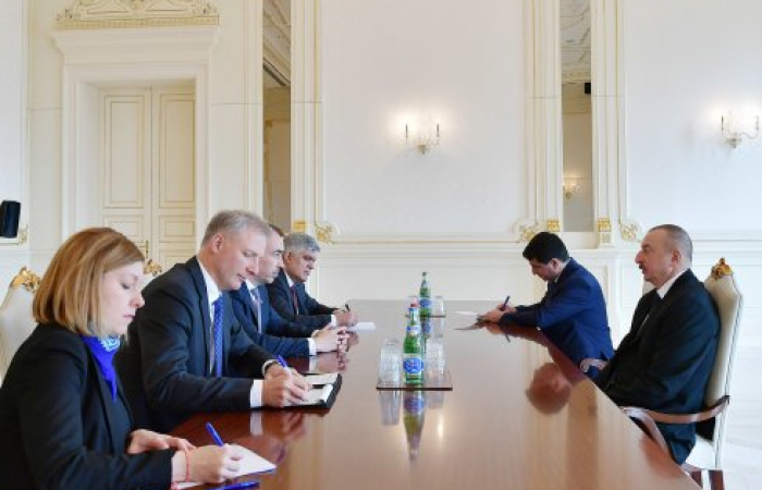 Ilham Aliyev discussed Karabakh conflict settlement with EU envoy