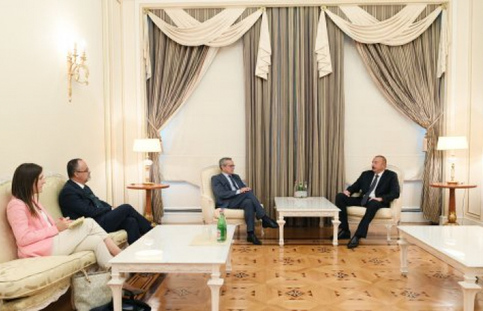 President of NATO Parliamentary Assembly meets Azerbaijan president