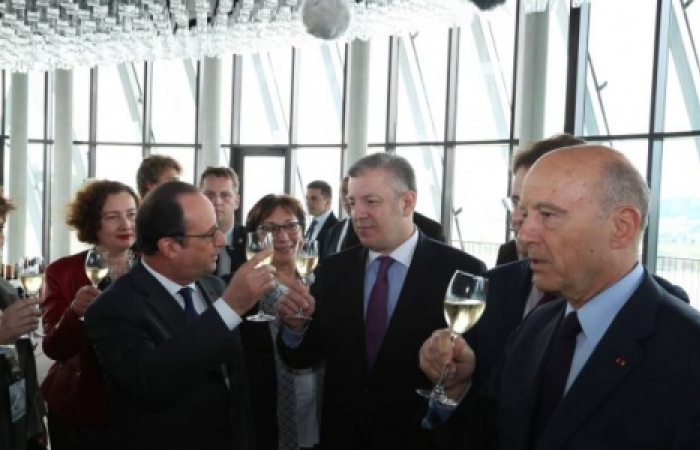 Georgian PM, French president discuss visa liberalisation