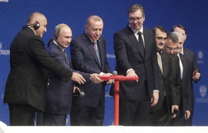 Putin and Erdogan inaugurate "TurkStream"