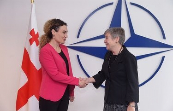 NATO allies reaffirm their support for Georgia